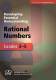 Developing Essential Understanding of Rational Numbers for Teaching Mathematics in Grades 3-5